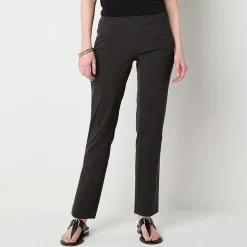 Liz Claiborne Lisa Womens Straight Mid Rise Pull-On Pant