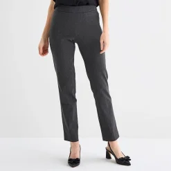 Liz Claiborne Lisa Womens Straight Pull-On Pant
