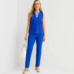 Liz Claiborne Lisa Womens Straight Pull-On Pant