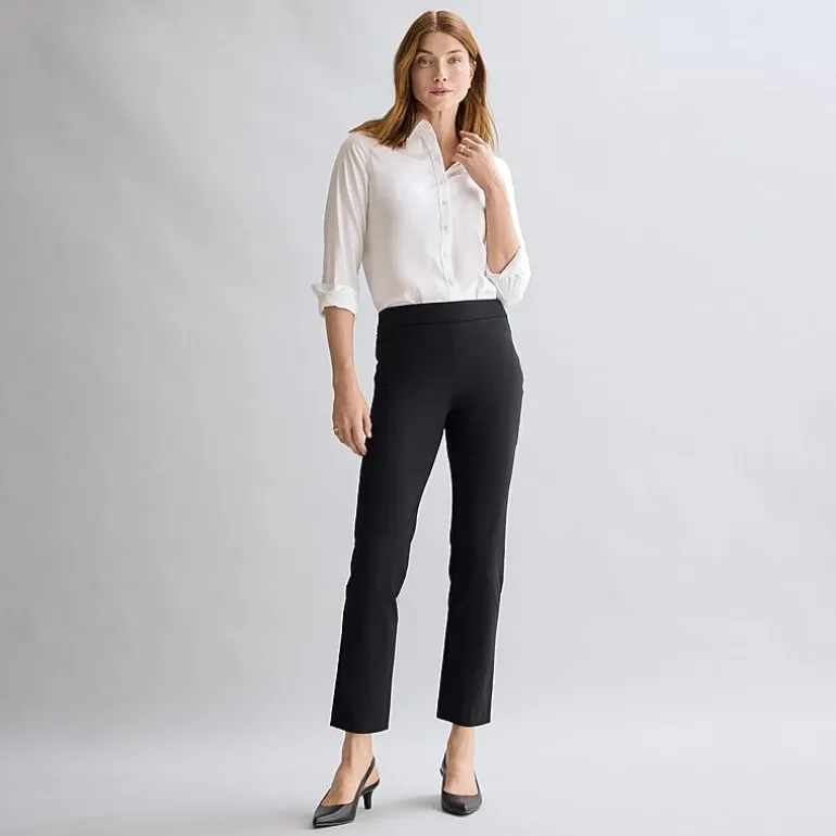 Liz Claiborne Lisa Womens Straight Pull-On Pant