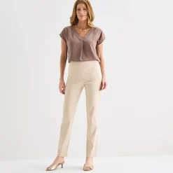 Liz Claiborne Lisa Womens Straight Pull-On Pant