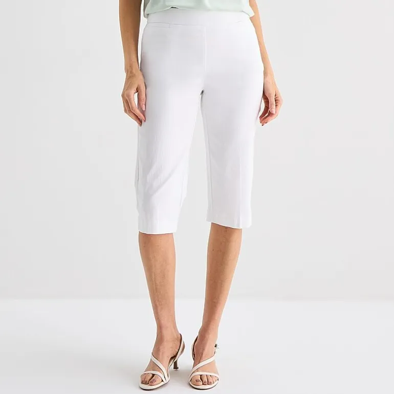 Liz Claiborne Lisa Womens Straight Capri Pant