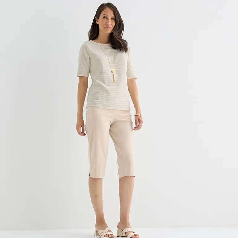 Liz Claiborne Lisa Womens Straight Capri Pant