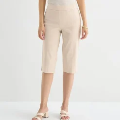 Liz Claiborne Lisa Womens Straight Capri Pant