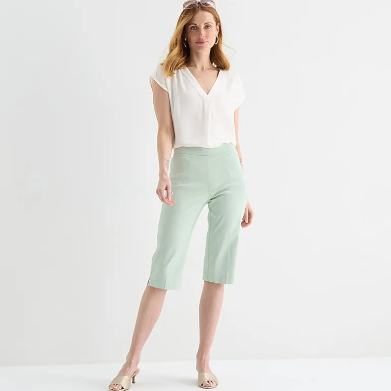 Liz Claiborne Lisa Womens Straight Capri Pant