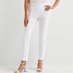 Liz Claiborne Lisa Womens Straight Pull-On Pant