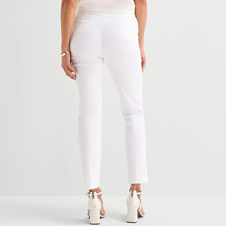 Liz Claiborne Lisa Womens Straight Pull-On Pant