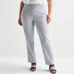 Liz Claiborne Lisa Womens Straight Pull-On Pant