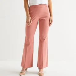 Liz Claiborne Lisa Womens Tall Flare Pull-On Pant