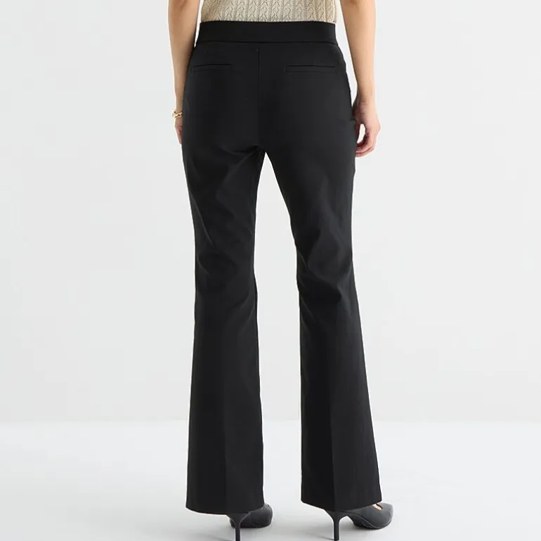 Liz Claiborne Lisa Womens Tall Flare Pull-On Pant