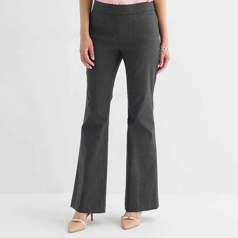 Liz Claiborne Lisa Womens Tall Flare Pull-On Pant