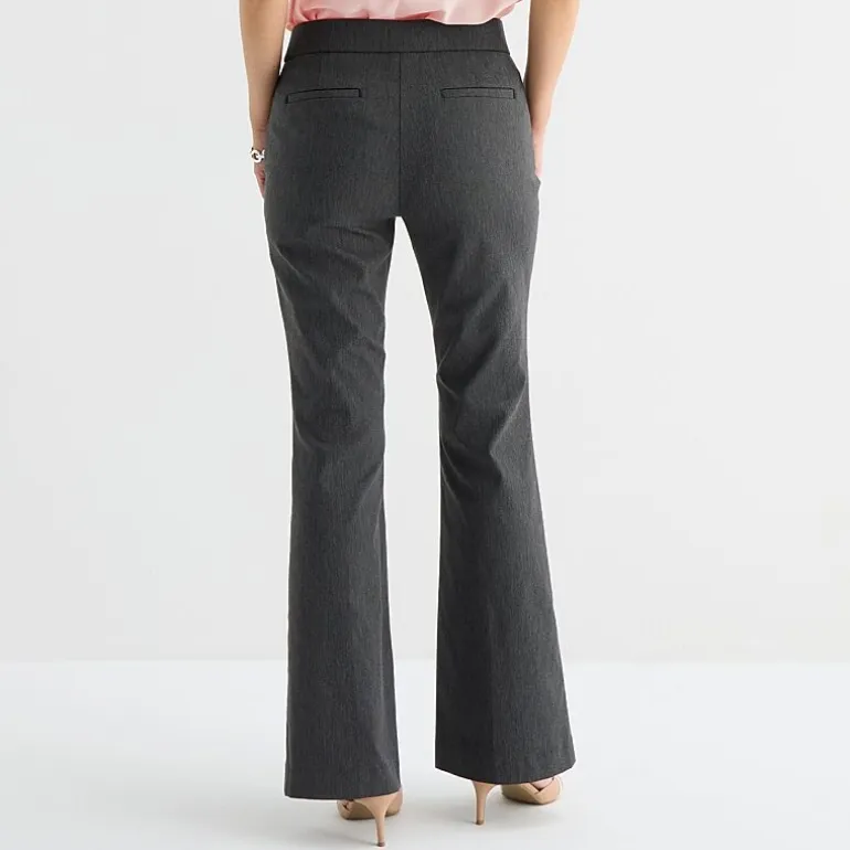 Liz Claiborne Lisa Womens Tall Flare Pull-On Pant