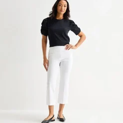 Liz Claiborne Lisa Womens Tall Flare Capri Pant