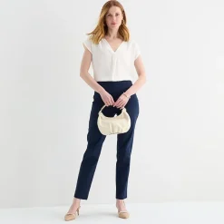 Liz Claiborne Lisa Womens Tall Straight Pull-On Pant