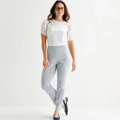 Liz Claiborne Lisa Womens Tall Straight Pull-On Pant