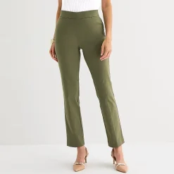 Liz Claiborne Lisa Womens Tall Straight Pull-On Pant