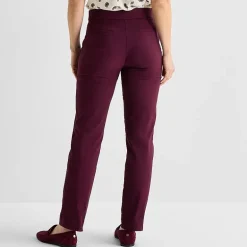 Liz Claiborne Lisa Womens Tall Straight Pull-On Pant