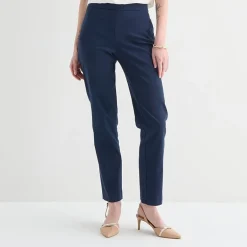 Liz Claiborne Lisa Womens Tall Straight Pull-On Pant
