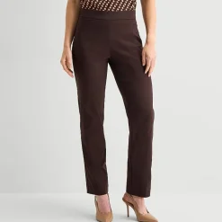 Liz Claiborne Lisa Womens Tall Straight Pull-On Pant
