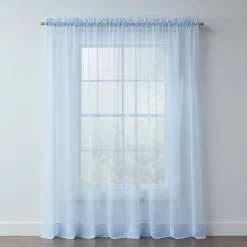 Liz Claiborne Lisette Grommet Top Sheer Single Curtain Panel