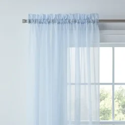 Liz Claiborne Lisette Grommet Top Sheer Single Curtain Panel
