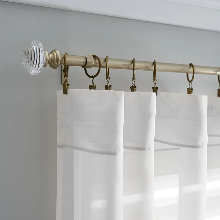 Liz Claiborne Lisette Rod Pocket Sheer Single Curtain Panel