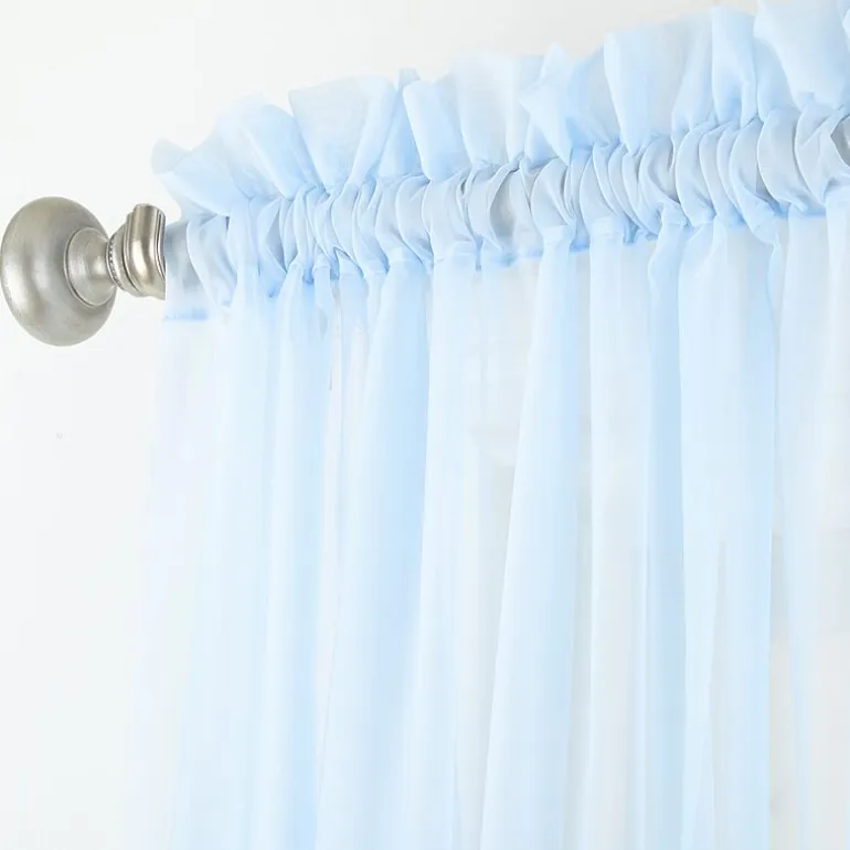 Liz Claiborne Lisette Rod Pocket Sheer Single Curtain Panel