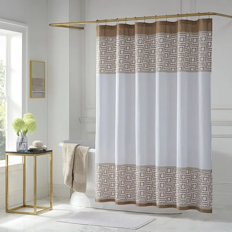 Liz Claiborne Logo Shower Curtain