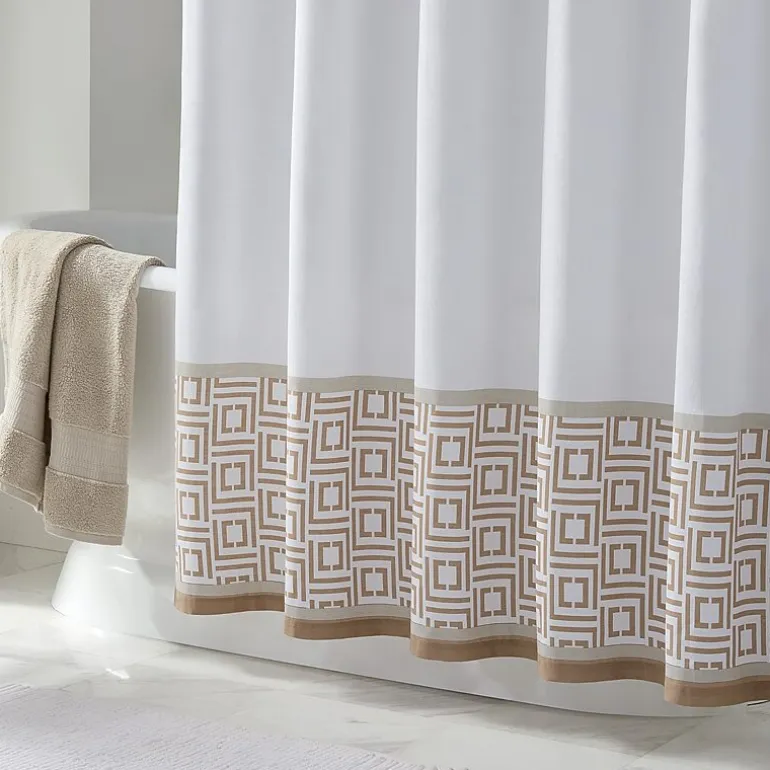 Liz Claiborne Logo Shower Curtain