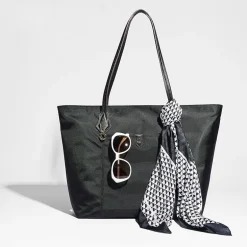 Liz Claiborne Louise Nylon Tote Bag