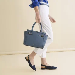 Liz Claiborne Mini Tuxedo Tote Bag