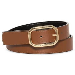 Liz Claiborne 29mm Geo Flip Reversible Womens Belt