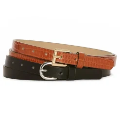 Liz Claiborne 20mm Plus 2-pc. Womens Belt