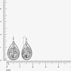 Liz Claiborne Openwork Womens Drop Earrings