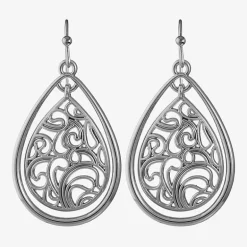 Liz Claiborne Openwork Womens Drop Earrings