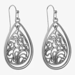 Liz Claiborne Openwork Womens Drop Earrings