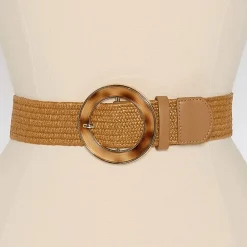 Liz Claiborne O-Ring Buckle Strech Belt Womens Belt