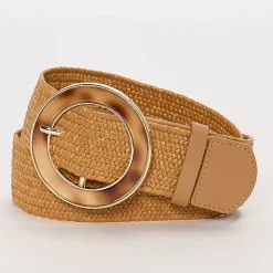 Liz Claiborne O-Ring Buckle Strech Belt Womens Belt