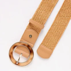 Liz Claiborne O-Ring Buckle Strech Belt Womens Belt