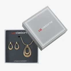Liz Claiborne Pendant Necklace & Drop Earring Womens 2-pc. Jewelry Set