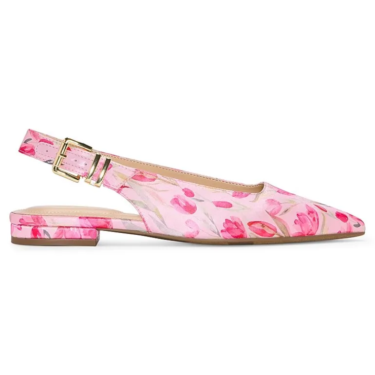 Liz Claiborne Shae Womens Pointed Closed Toe Ballet Flats