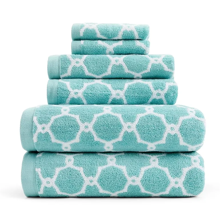 Liz Claiborne Signature Lattice Plush Bath Towel