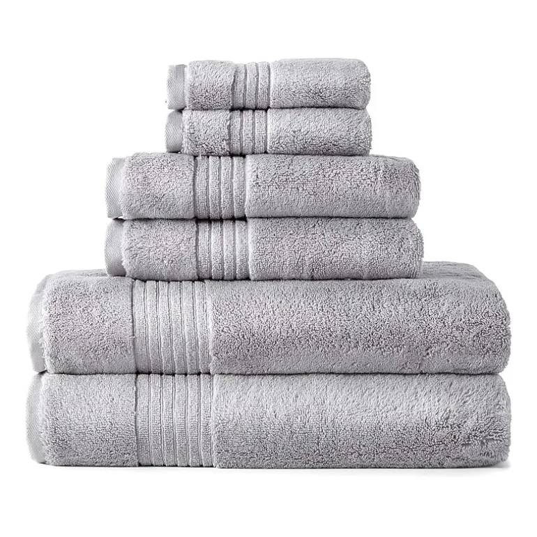 Liz Claiborne Signature Plush Solid 6-pc. Towel Set