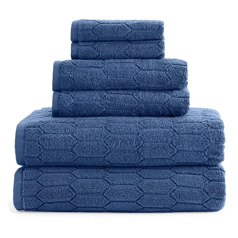 Liz Claiborne Signature Plush Textured 6-pc. Bath Towel Set