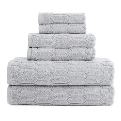 Liz Claiborne Signature Plush Textured 6-pc. Bath Towel Set