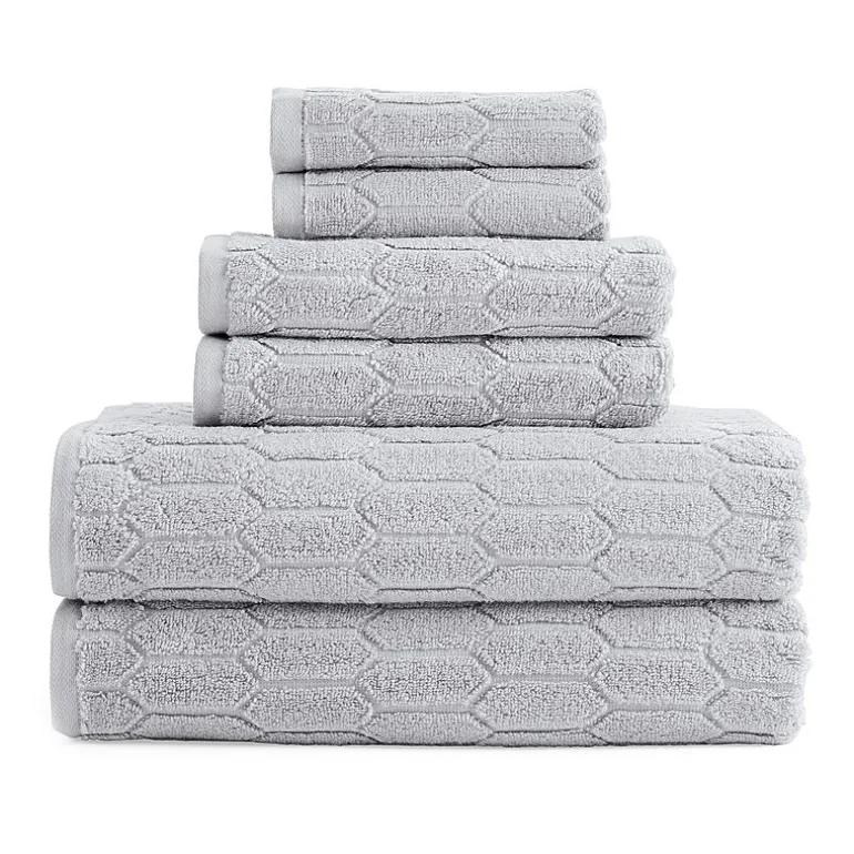 Liz Claiborne Signature Plush Textured 6-pc. Bath Towel Set