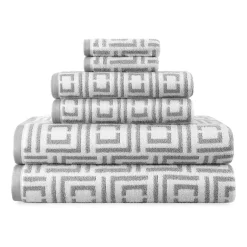 Liz Claiborne Signature Plush Logo 6-pc. Bath Towel Set