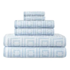 Liz Claiborne Signature Plush Logo 6-pc. Bath Towel Set