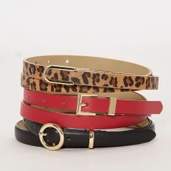 Liz Claiborne Skinny Belt Combo Set 3-pc. Womens Belt