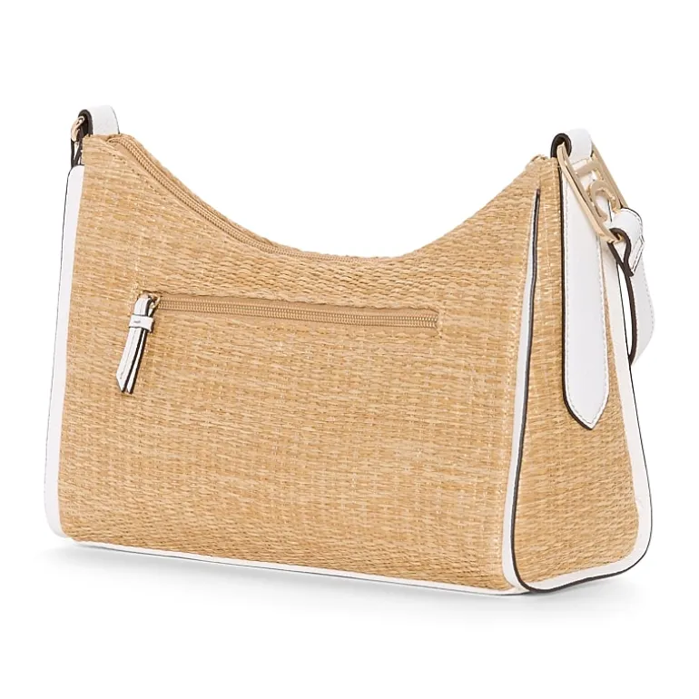 Liz Claiborne Straw Carter Shoulder Bag